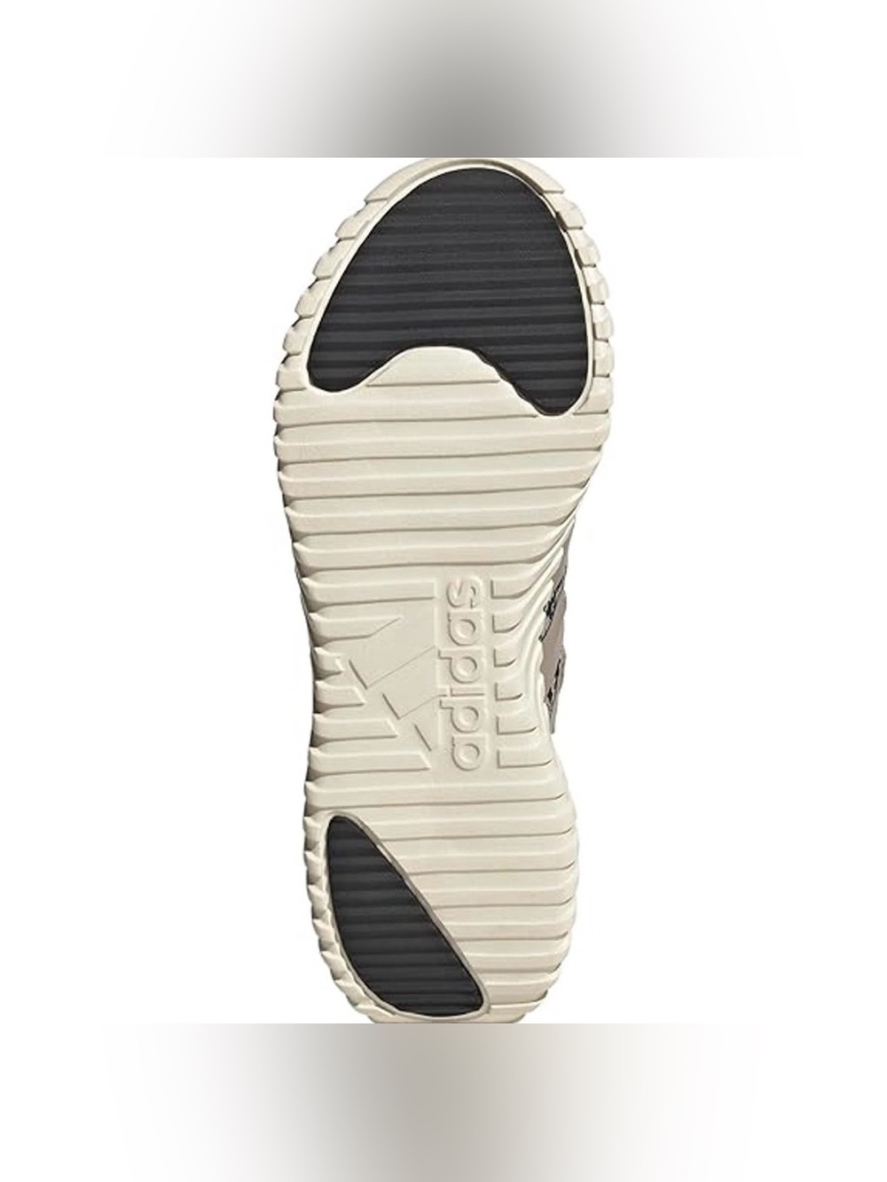 Adidas Running Kaptir 3.0 Running Shoes Grey/Black/Chalk White M9 W10 - Picture 7 of 11